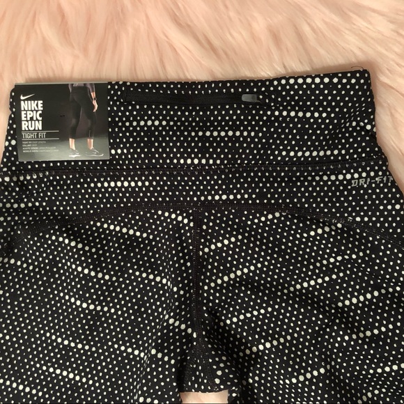 Nike Printed Dri-FIT Epic Run Tights Dots Design - Picture 5 of 8